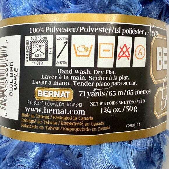 Bernat Boa & Lion Brand Fun Fur Yarn Lot Multicolor Polyester - 4 New Skeins - Picture 5 of 11